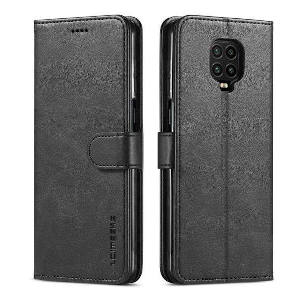 LC.IMEEKE Xiaomi Redmi Note 10 Lite flip case - Musta Black