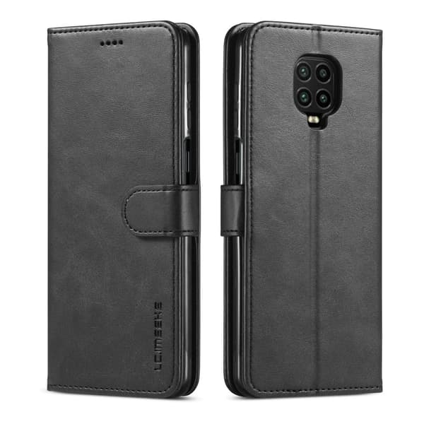 LC.IMEEKE Xiaomi Redmi Note 10 Lite flip etui - Svart Black