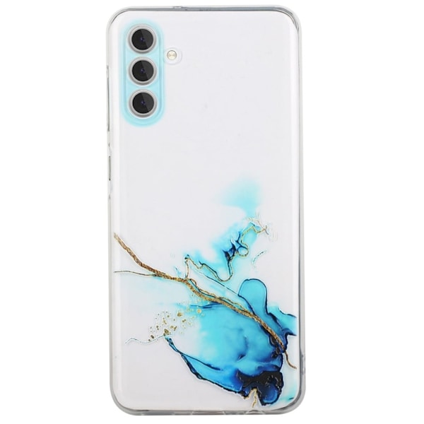 Marmormotiv Samsung Galaxy A34 5G skal - Blå Blå