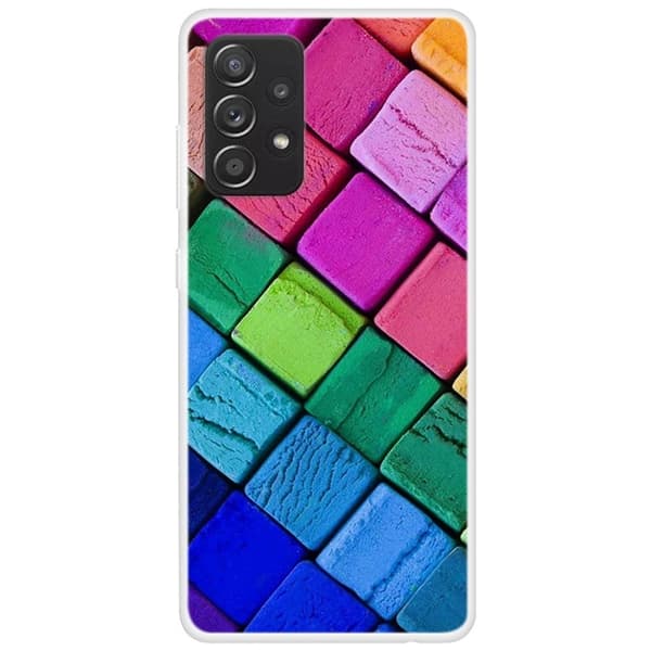 Deco Samsung Galaxy A53 5G skal - Färgglatt Block multifärg