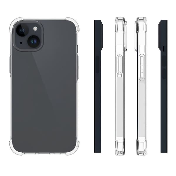 Lux-Case Airbag-deksel for iPhone 15 Transparent