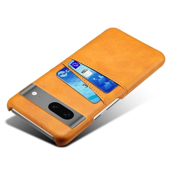 Dual Card Fodral Google Pixel 7a - Orange Orange