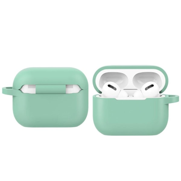 AirPods Pro 2 silicone case with buckle - Mint Green Green