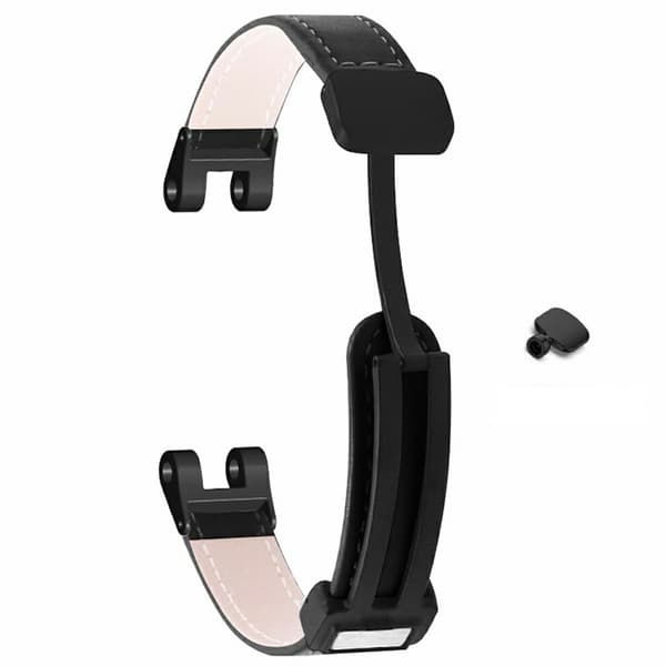 Garmin Lily urrem i vegansk læder med magnetisk spænde - Sort Black