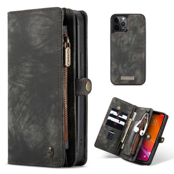 CaseMe iPhone 12 Pro Max 2in1 Wallet - Black Black
