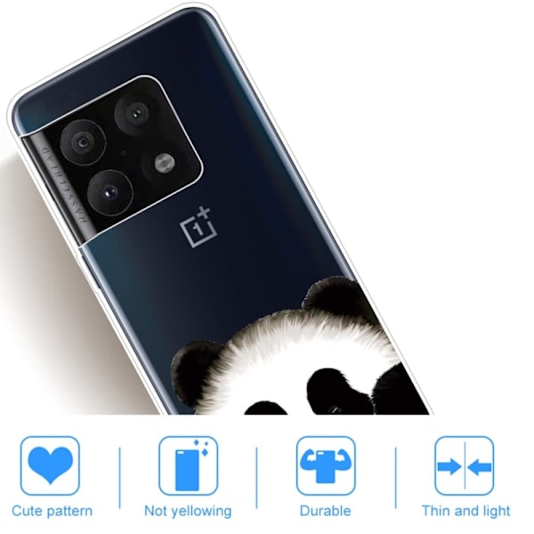 Deco OnePlus 10 Pro skal - Söt Panda Svart