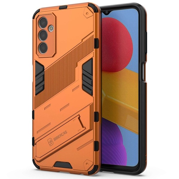 Shockproof Hybrid Suojakuori With A Modern Touch For Samsung Galaxy M13 4g - Oranssi Orange