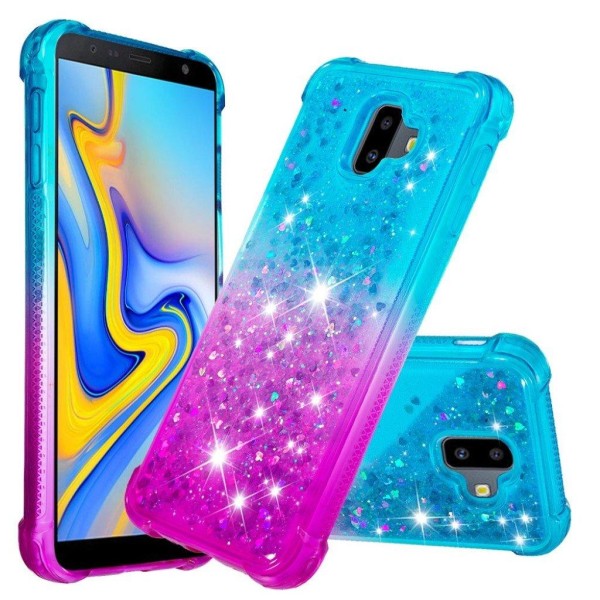 Samsung Galaxy J6 Plus (2018) gradient case - Cyan / Purple Multicolor