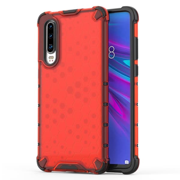Bofink Honeycomb Huawei P30 cover - Rød Red