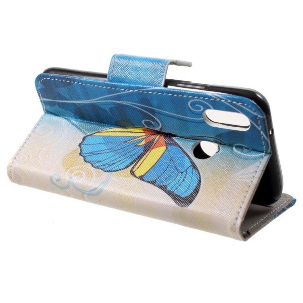 Butterfly läder Huawei P20 Lite fodral - Flerfärgad multifärg