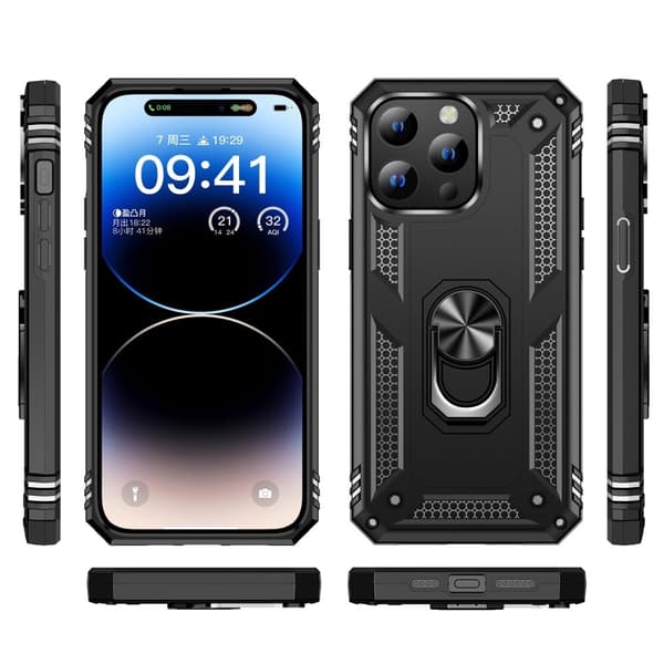 Bofink Combat iPhone 15 Pro Suojakotelo - Musta Black