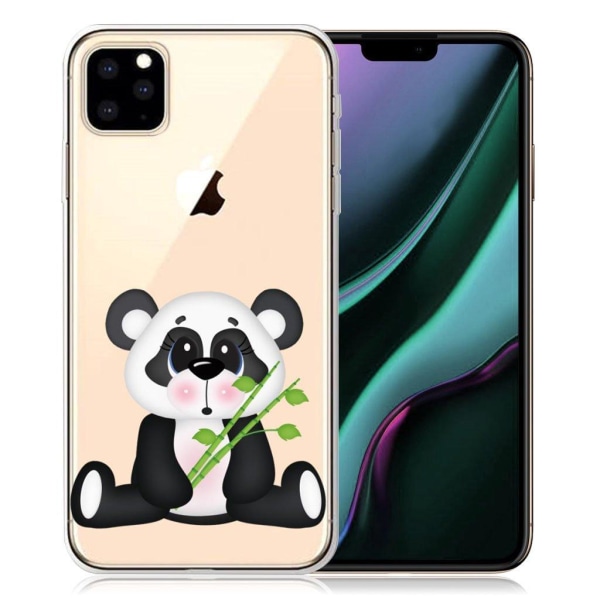 Deco iPhone 11 Pro Max kuoret - Panda Holding Bamboo Multicolor