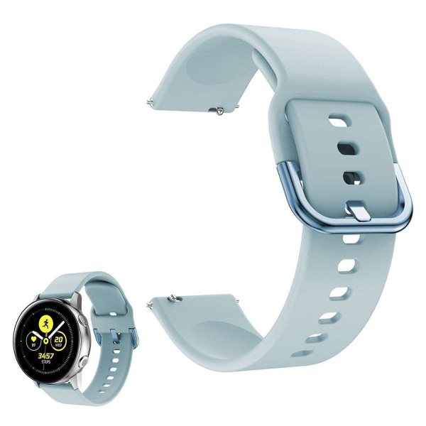 Universal smooth silicone watch band - Baby Blue Blå