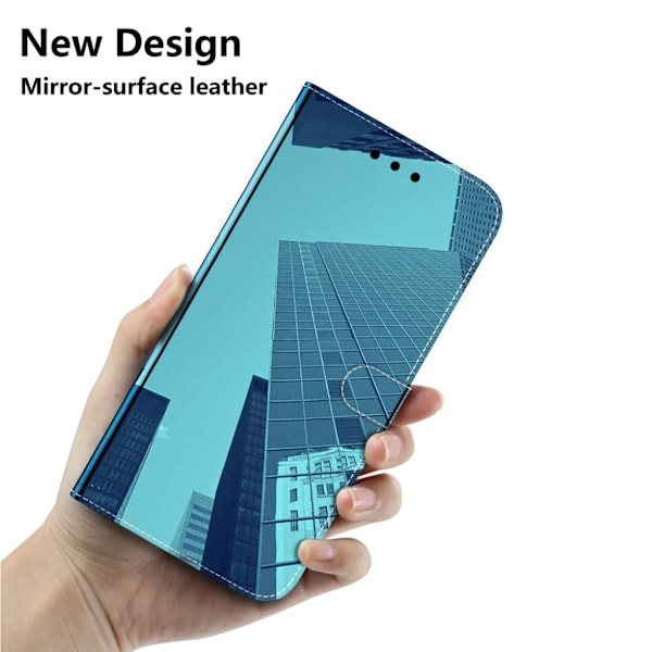 Mirror Samsung Galaxy A71 flip etui - Blå Blue