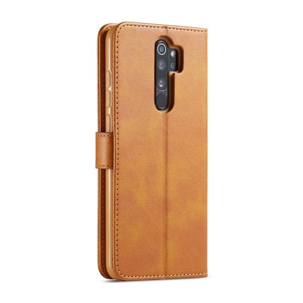 LC.Imeeke läder Xiaomi Redmi 9 fodral - Brun Brun