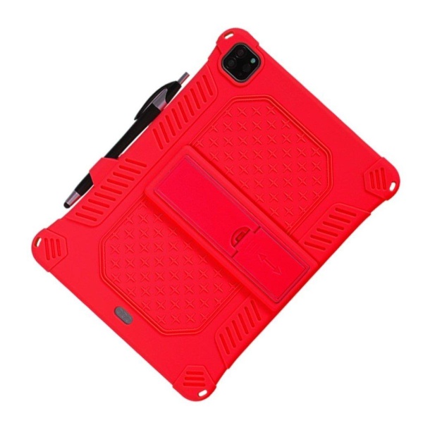 iPad Pro 11 inch (2020) / (2018) solid theme leather flip case - Red