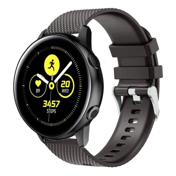 Samsung Galaxy Watch Active silikon watch band - Svart Black
