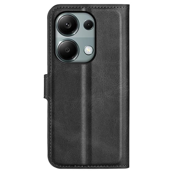 Xiaomi Redmi Note 13 Pro 4G læderetui med pung - Sort Black