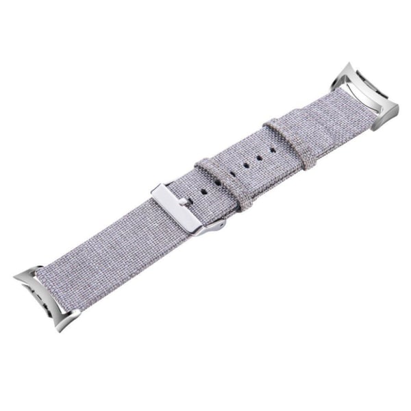 Samsung Gear Fit2 Pro breathable watch strap - Light Grey Silvergrå