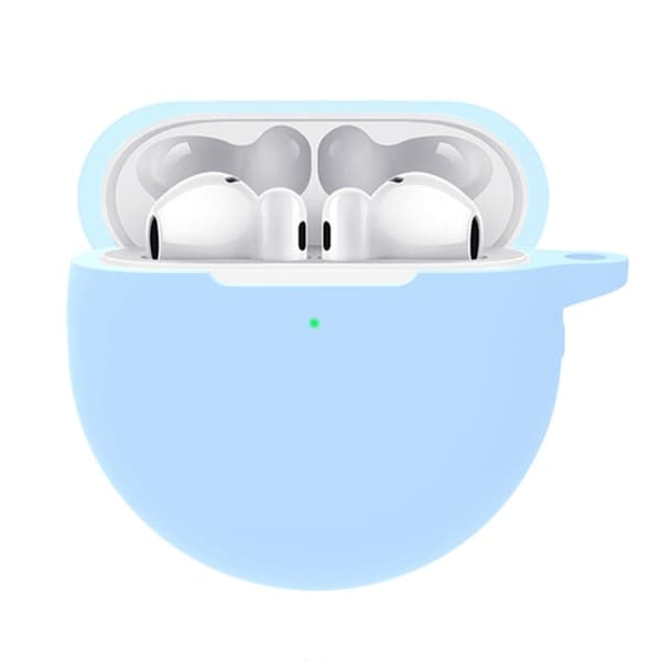Huawei FreeBuds 4E / 4 silikoneetui med krog - Himmelblå Blue