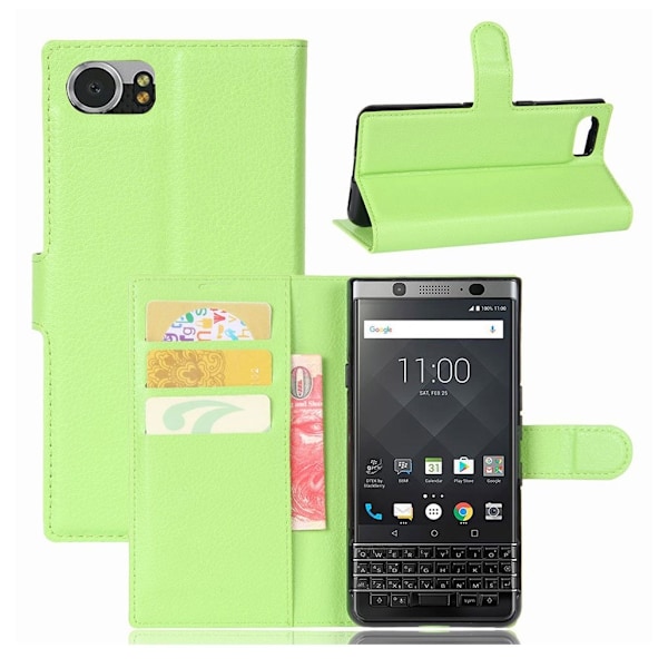 Classic Blackberry Keyone flip case - Grønn Green