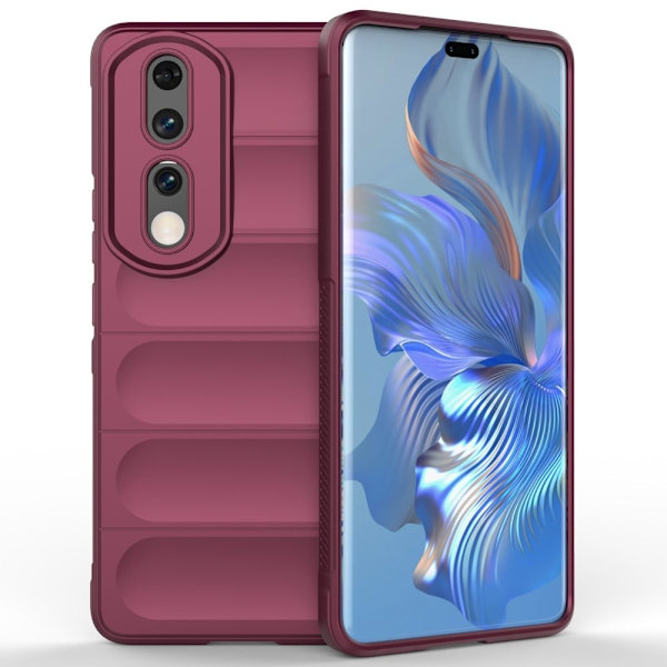 Mjukt greppformat Honor 90 Pro skal - Röd Röd
