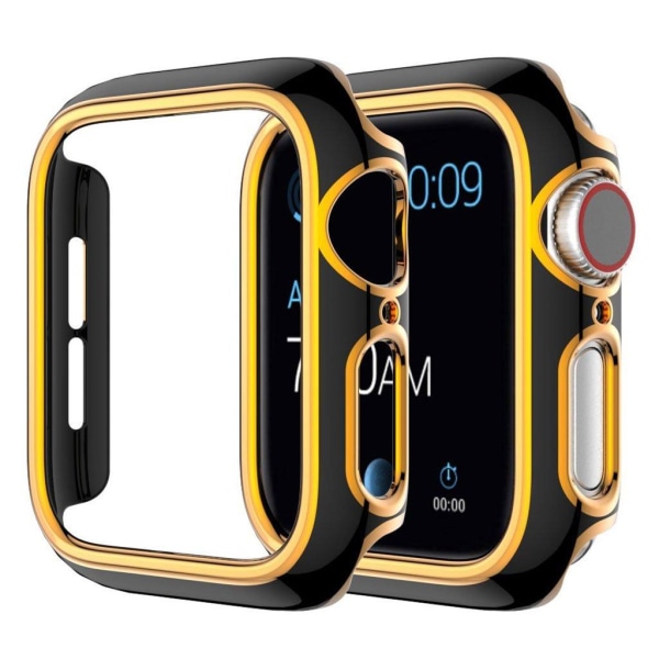 Shiny color adornment cover for Apple Watch Series 3/2/1 38mm - Svart