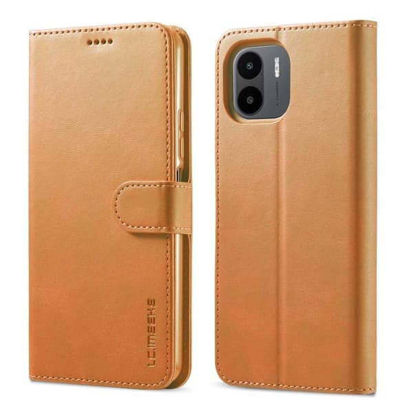 LC.IMEEKE Xiaomi Redmi A1 Flip Etui - Lysebrun Brown
