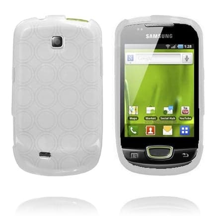 Amazona (Grå) Samsung Galaxy Mini S5570 Deksel White