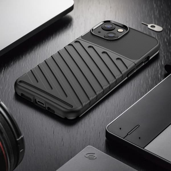Thunder iPhone 14 Plus Etui - Svart Black