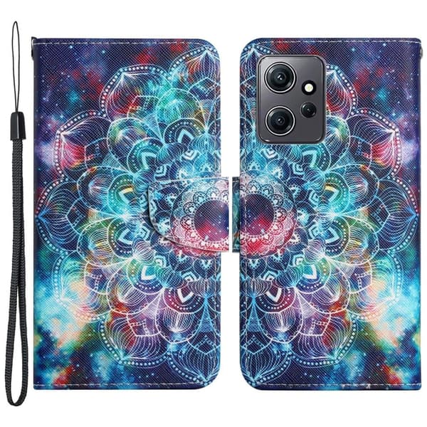 Wonderland Xiaomi Redmi Note 12 Flippetui - Starry Mandala Multicolor