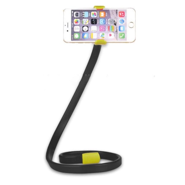 Universal flexible arm phone holder clip - Yellow Yellow