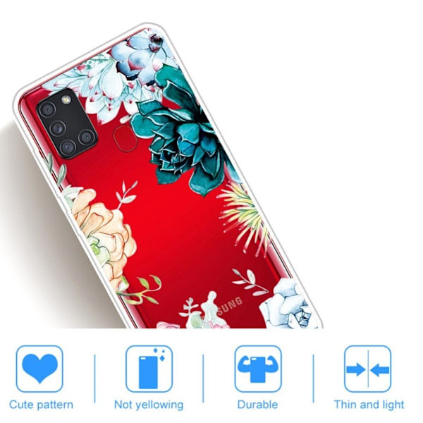 Deco Samsung Galaxy A21s skal - Vacker Blomma multifärg