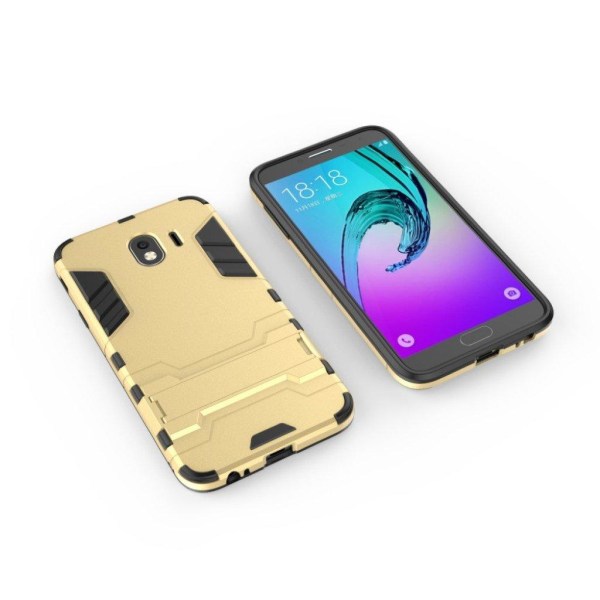 Samsung Galaxy J4 (2018) cool beskyttende kombi etui - Guld Gold