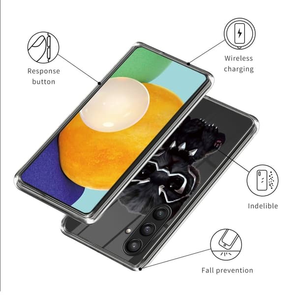 Deco Samsung Galaxy S24 Plus cover - Sort Kat Black