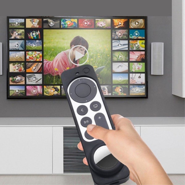 2-in-1 remote controller silicone cover Apple TV 4K (2021) - Lum Blue