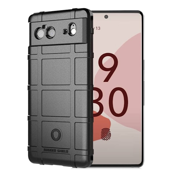 Rugged Shield Etui Google Pixel 6 - Sort Black