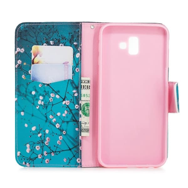 Wonderland Samsung Galaxy J6 Plus (2018) flip veske - Wintersweet Multicolor