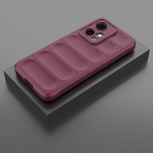 Blødt grebsformet Honor 90 GT cover - Rødvin Red