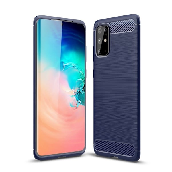 Carbon Flex kuoret - Samsung Galaxy S20 Plus - Sininen Blue