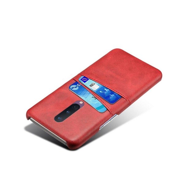 To Korts etui - OnePlus 8 - Rød Red