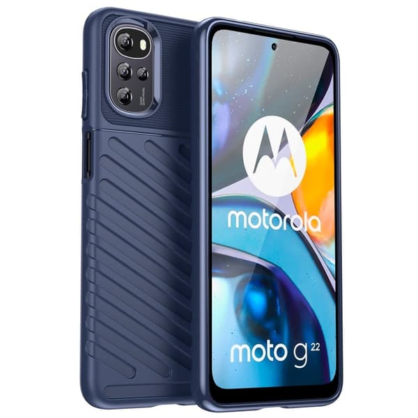Thunder Motorola Moto G22 deksel - Blå Blue