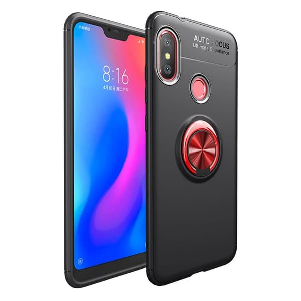 Ringo Xiaomi Mi A2 Lite cover - Sort / rød Red