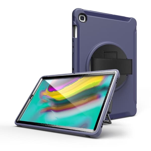 Samsung Galaxy Tab S5E 360 sving holdbar etui - Dark Blue Blue