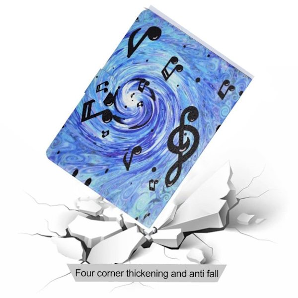 Amazon Kindle Paperwhite 4 (2018) mønster læretui - Music Notes Multicolor