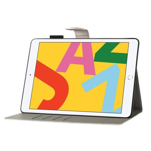 iPad 10.2 (2019) / Air (2019) coolt mönstrat flipfodral i läder - Fisk multifärg