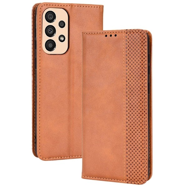 Bofink Vintage läder Samsung Galaxy A33 5G fodral - Brun Brun