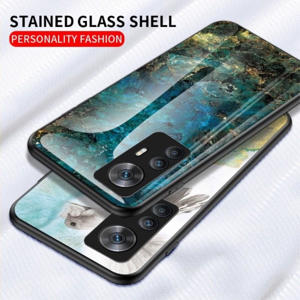 Fantasy Marmor Xiaomi 12T / Xiaomi Redmi K50 Ultra skal - Smaragd Marmor Grön