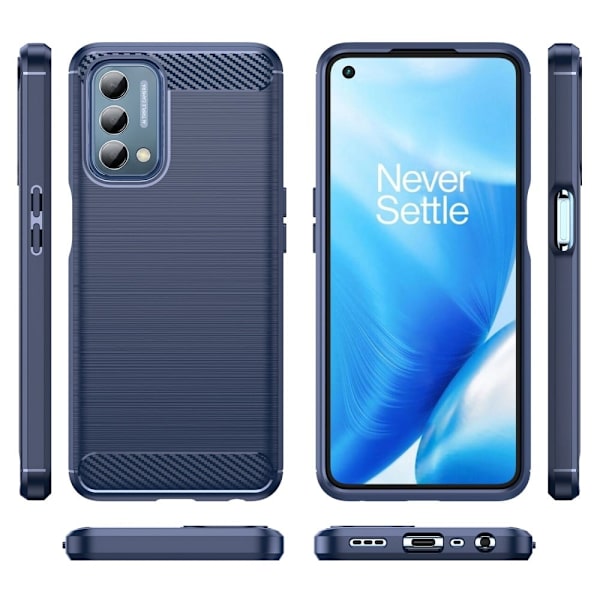 Carbon Flex Etui OnePlus Nord N200 5G - Blå Blue