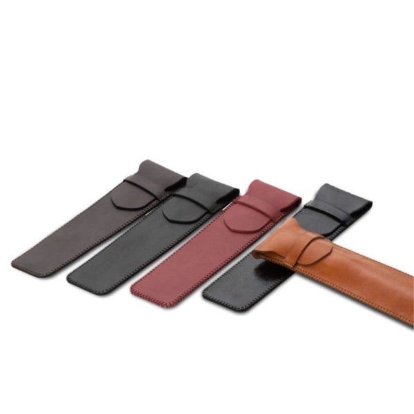 SOYAN Apple Pencil leather case - Smooth Texture / Brown Brown